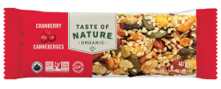 Baton Taste of Nature-40g-żurawina