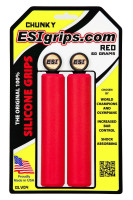 ESI Grips Gripy Chunky czerwone