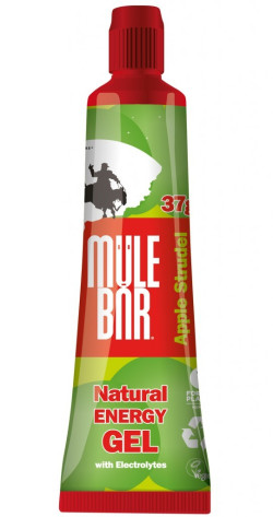 *Promocja*MuleBar Natural Energy Gel - Strudel - 1 x 37g