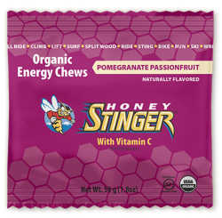 *Promocja* Honey Stinger Organic Energy Chews - Granat/Marakuja - 50g