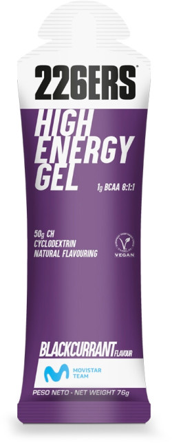 226ers High Energy Gel BCAA 80 g- żel wysokoenergetyczny z BCAA