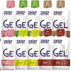 ALE GEL 55,5g żel energetyczny 10 szt mix smaków