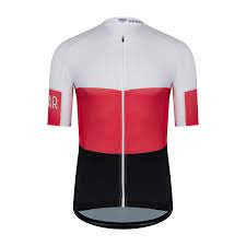 Koszulka kolarska Winaar Biało-czerwono-czarna