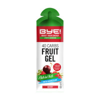 BYE! 40 Carbs Fruit Gel - 60 ml (berry) – naturalny żel wysokoenergetyczny z magnezem