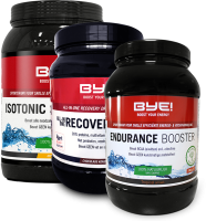 BYE! Isotonic Sportdrink + BYE! Endurance Booster + BYE! Recovery Drink