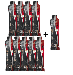 *Promocja* - 9 + 1 Born Super Liquid Gel + Caffeine -płynny żel energetyczny o smaku kawowym