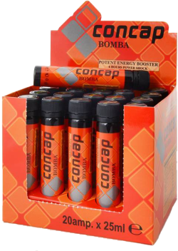 Concap Bomba Shot energetyczny - 20 x 25 ml