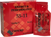 Concap Żel energetyczny wiśniowy 55 -11 - 12x40g