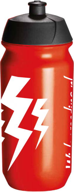 Bidon LIGHTNING czerwony 500ml