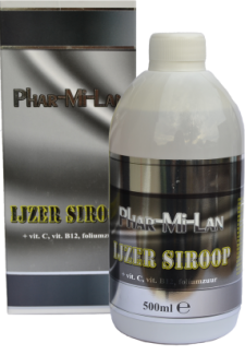Phar-Mi-Lan Syrop z żelazem + wit. C, B12 i kwas foliowy - 500 ml