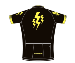 Męski strój kolarski Lightning Endurance żółty fluo