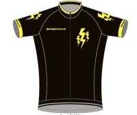 Damski strój kolarski Lightning Endurance żółty fluo