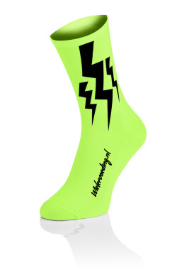 Skarpetki LIGHTNING fluo zielone